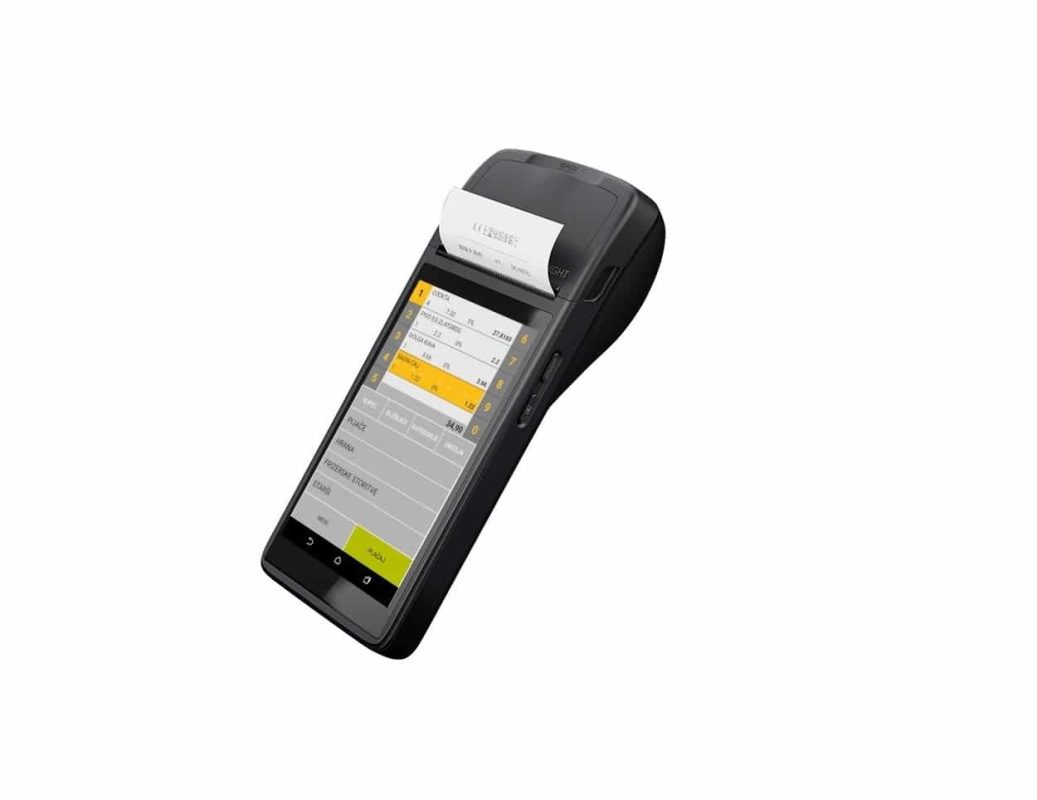 Prenosna POS blagajna Android T1 5,5”, 58 mm – fotografija izdelka