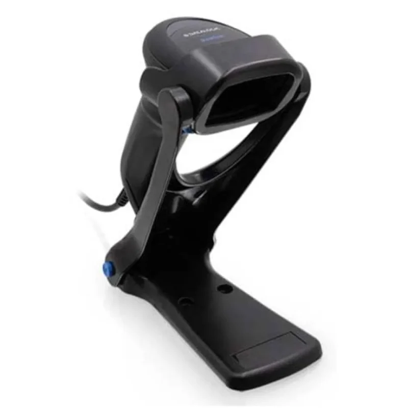 POS Čitalec žični Ročni 2D Datalogic QuickScan QW2520 s kablom in stojalom [QW2520-BKK1S] – fotografija izdelka